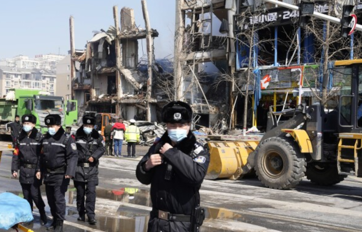 Chinese state media reporters blocked from deadly blast site near Beijing